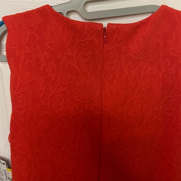 Anne Klein Coral orange Sheath Sleeveless Dress NWT Size M - Picture 8 of 13